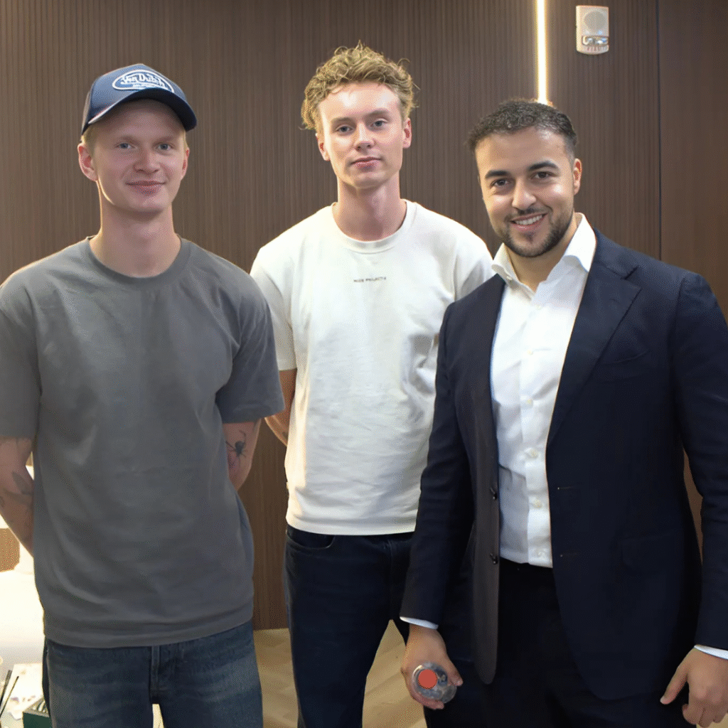 Completed UAE visa form for business owners setting up in Dubai